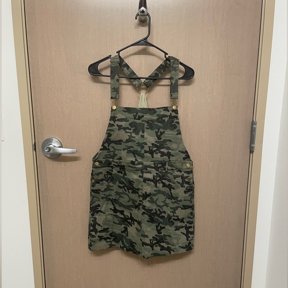 Camo Overall Dress - Picture 1 of 4